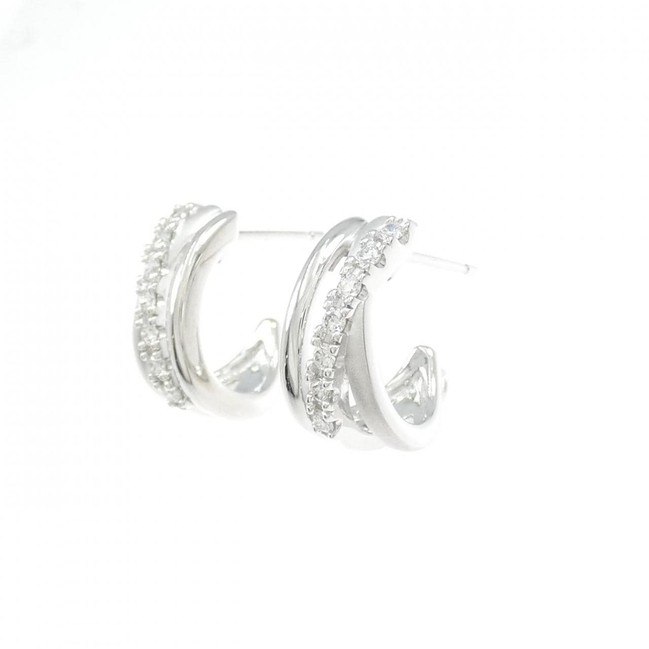 タサキ ダイヤモンド ピアス 0.24CT
