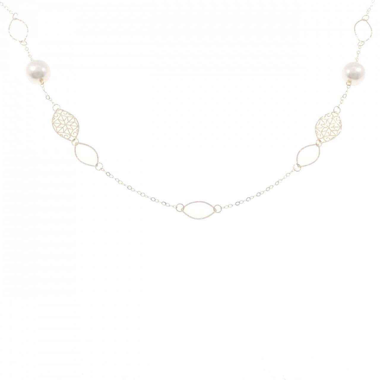 K18YG アコヤパール ネックレス