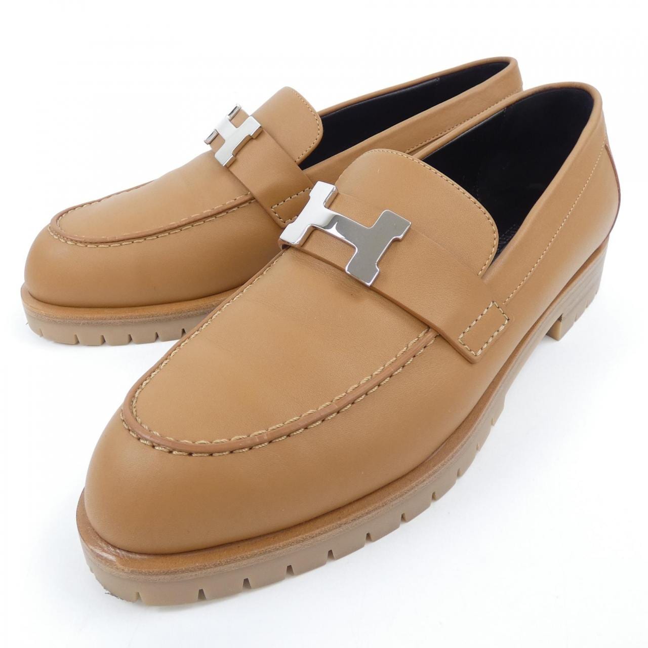 エルメス HERMES フォーブル FAUBOURG パリバックル 222252Z シューズ
