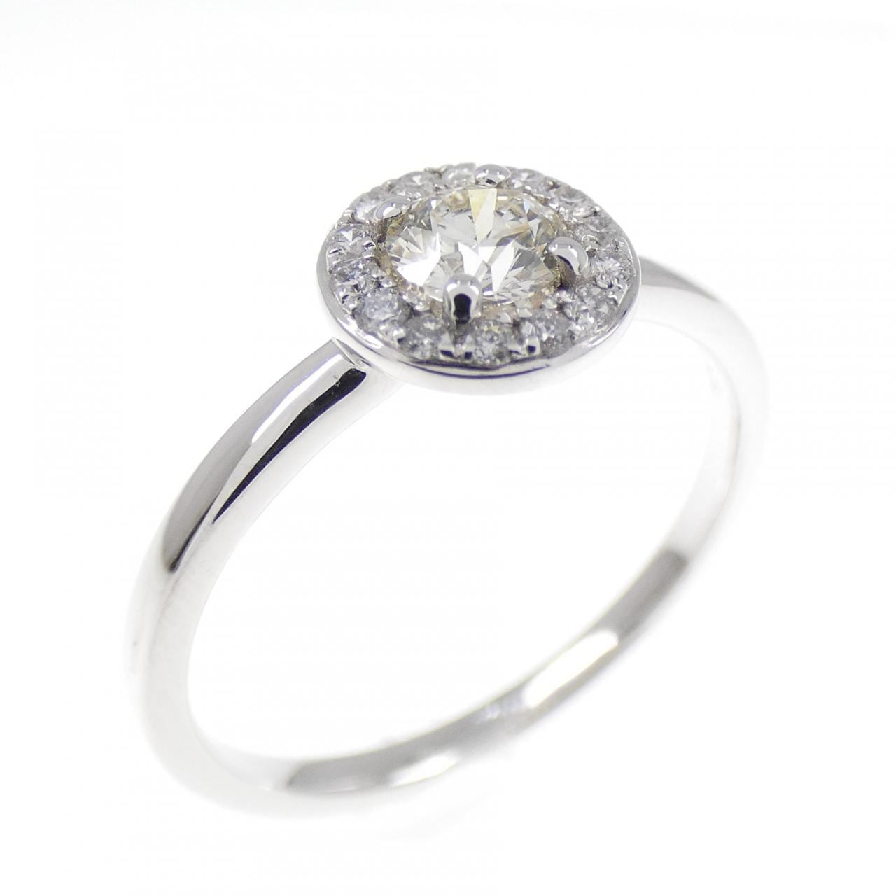 【新品】K18WG ダイヤモンド リング 0.23CT