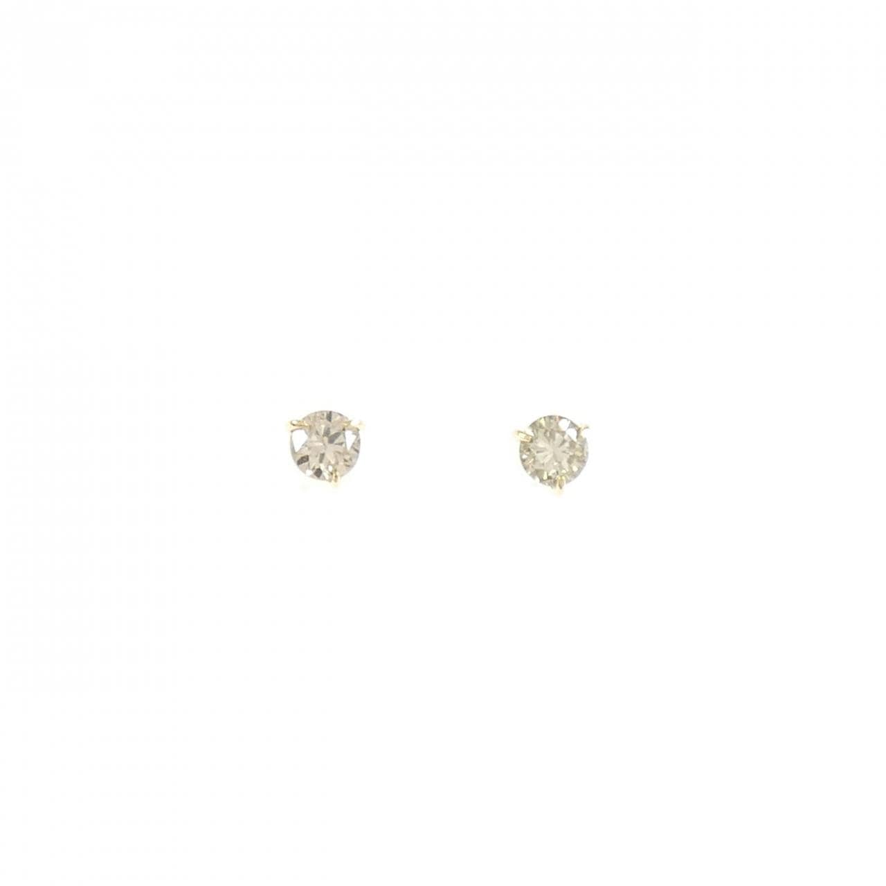 K18YG ダイヤモンド ピアス