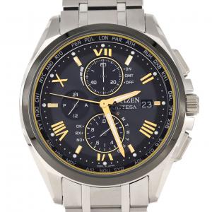 シチズン アテッサ 電波時計 H800-A1CDW07/AT8244-57E TI ソーラークォーツ