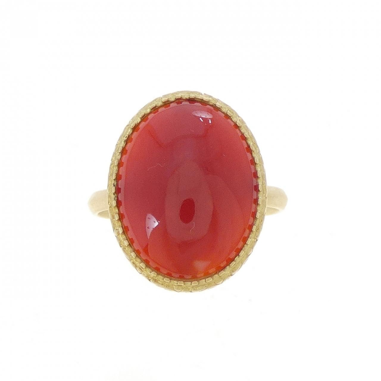 K18YG サンゴ リング