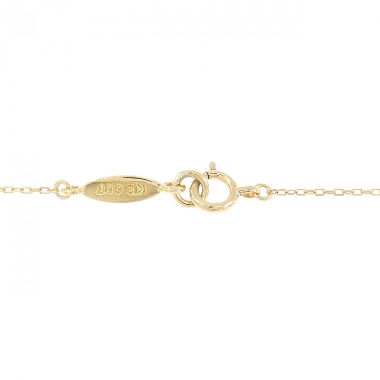 アーカー イニシャル ネックレス 0.07CT