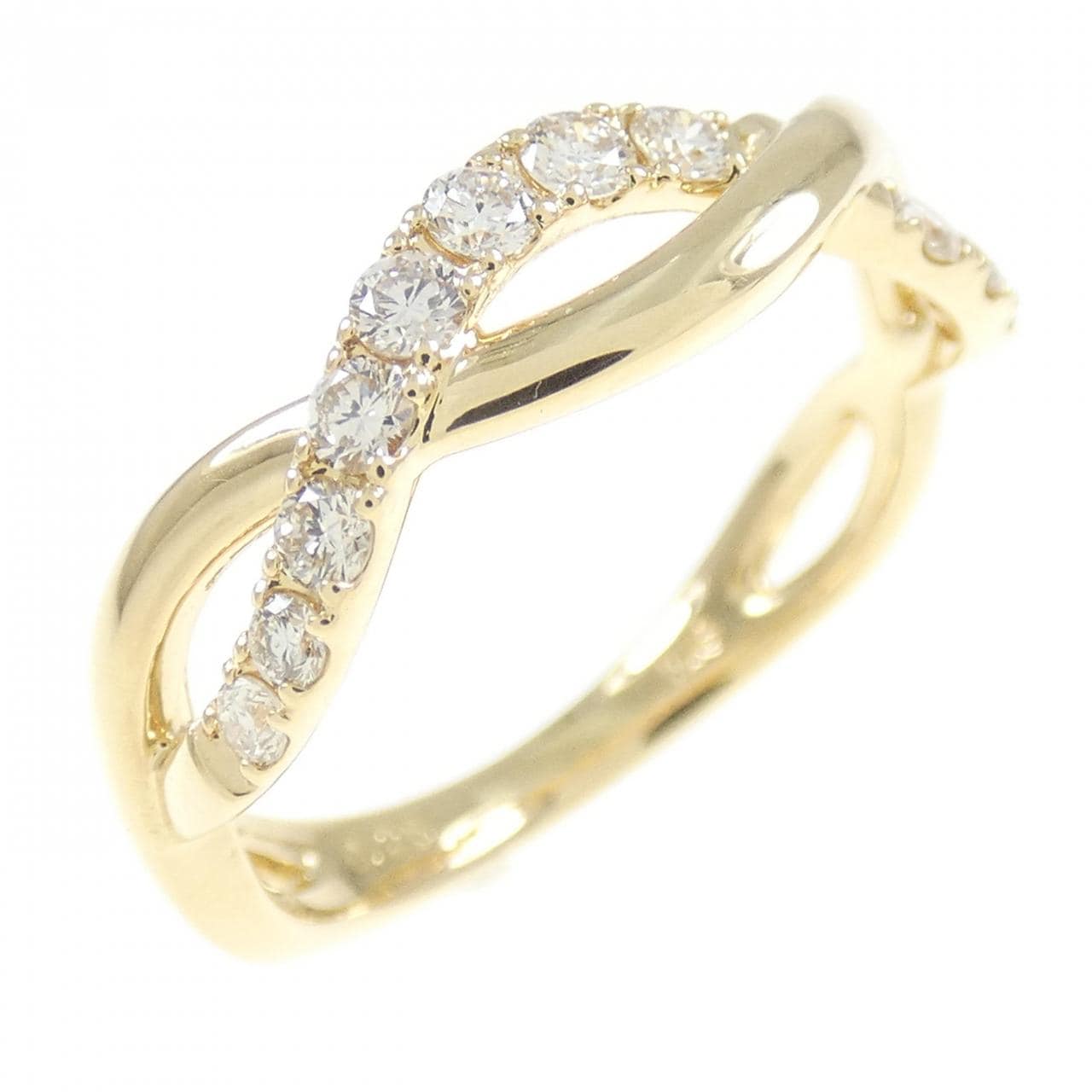 K18YG ダイヤモンド リング 0.25CT