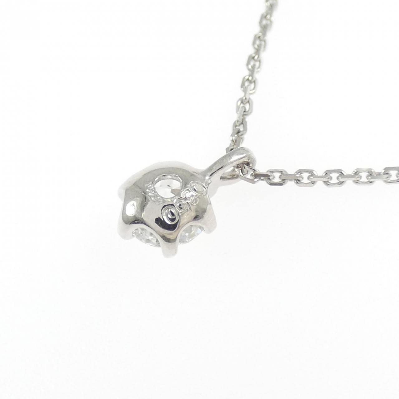 PT900/PT850 ダイヤモンド ネックレス 0.350CT D SI2 EX