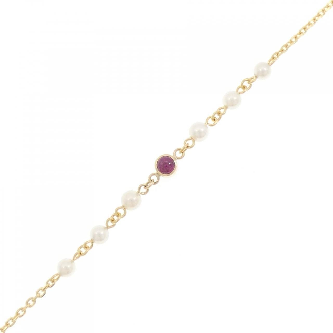 K18YG ルビー ブレスレット