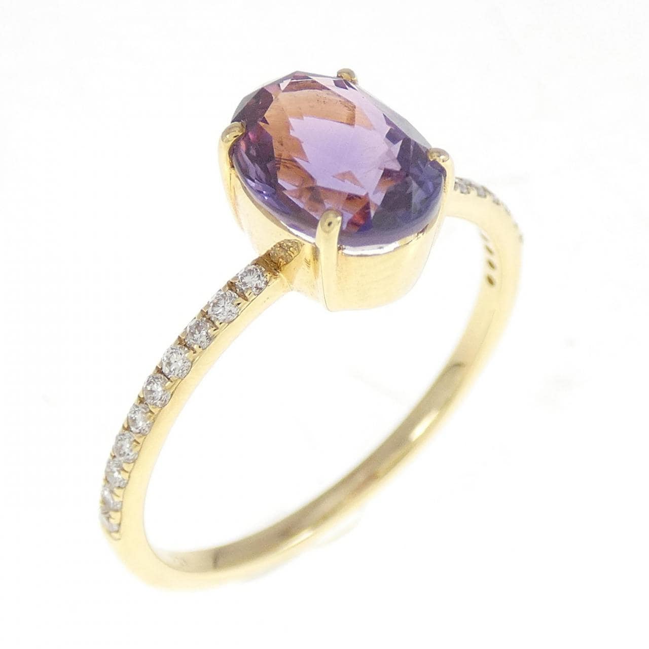 【新品】K18YG サファイヤ リング 1.85CT