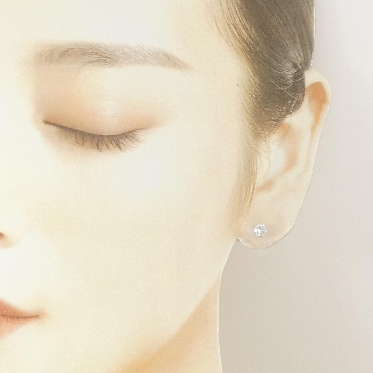【リメイク】PT900/ST ダイヤモンド ピアス 0.253CT 0.257CT E VS2 Good