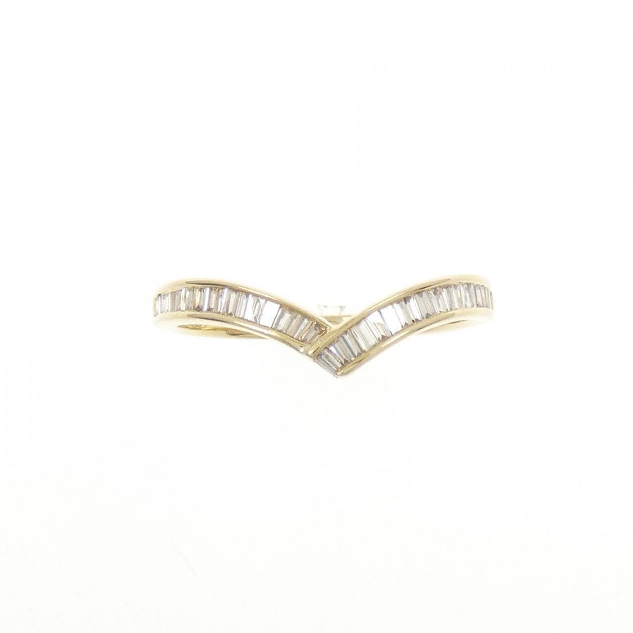 K18YG ダイヤモンド リング 0.28CT