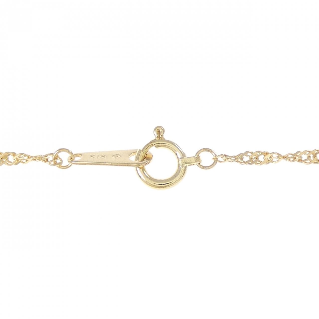 K18YG ルビー ネックレス