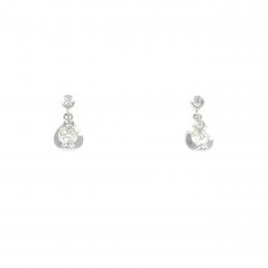 K18WG ダイヤモンド ピアス 0.20CT