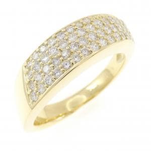 K18YG ダイヤモンド リング 0.70CT