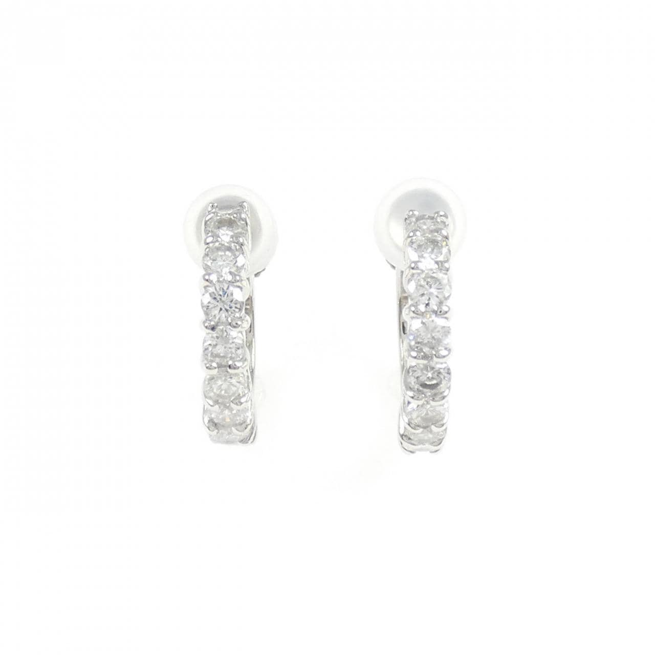 PT900 ダイヤモンド イヤリング 0.818CT