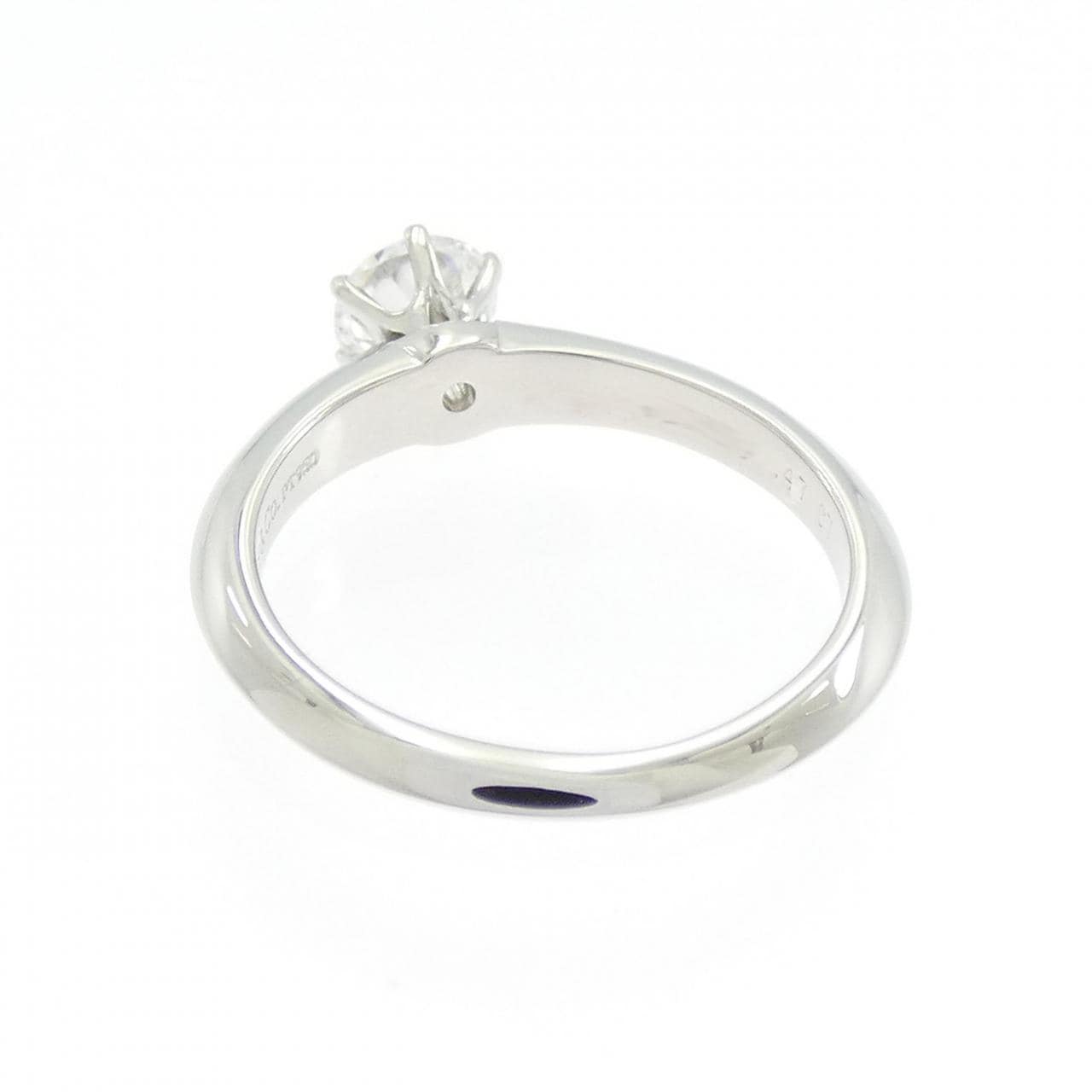 ティファニー クラシックソリティア リング 0.47CT E VS1