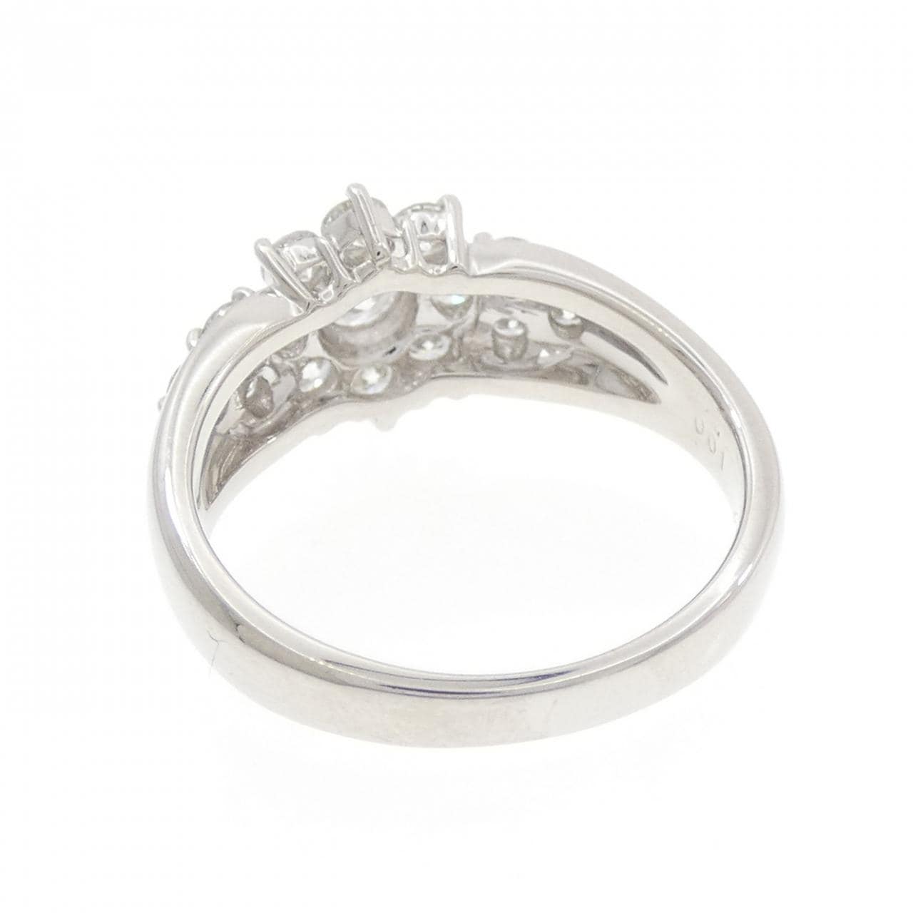 PT900 フラワー ダイヤモンド リング 1.00CT