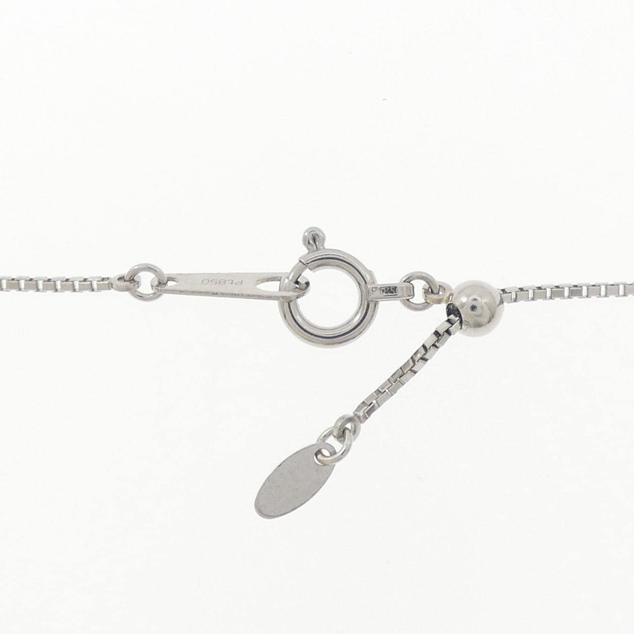 PT950/PT850 ホースシュー アレキサンドライト ネックレス 0.37CT