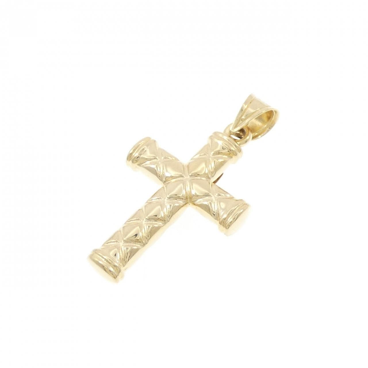 K18YG/K18WG クロス ペンダント