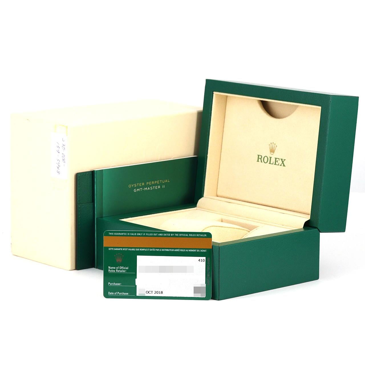 ロレックス GMTマスターⅡ 126710BLRO・5 SS 自動巻 ランダム番