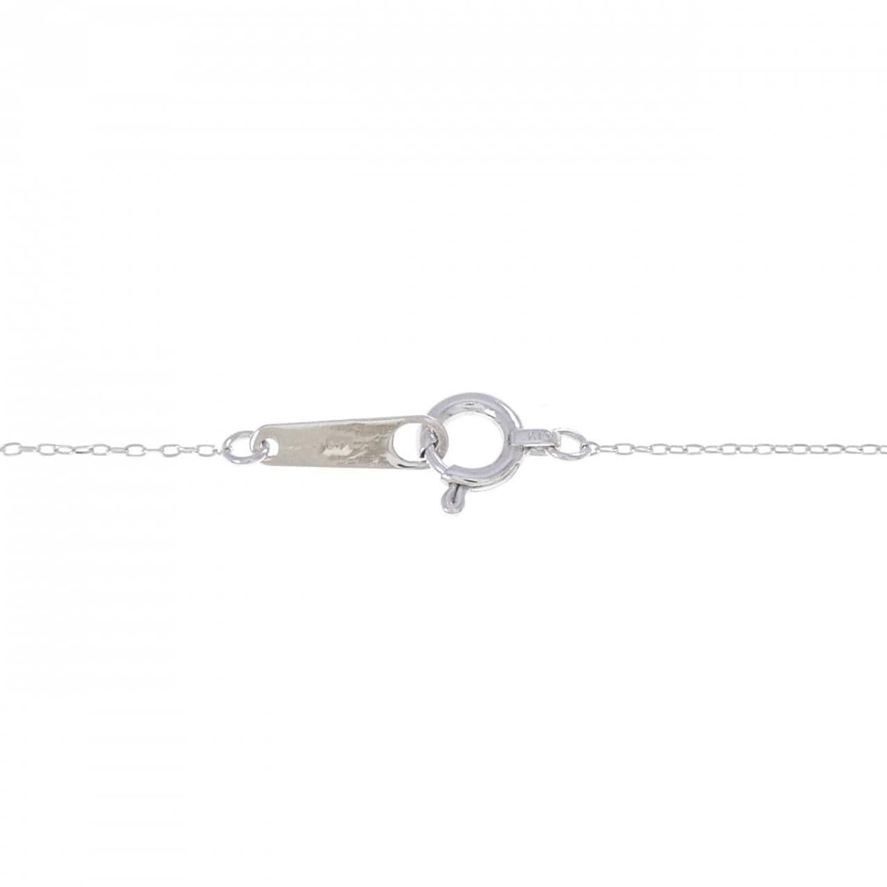 K10WG フラワー タンザナイト ネックレス