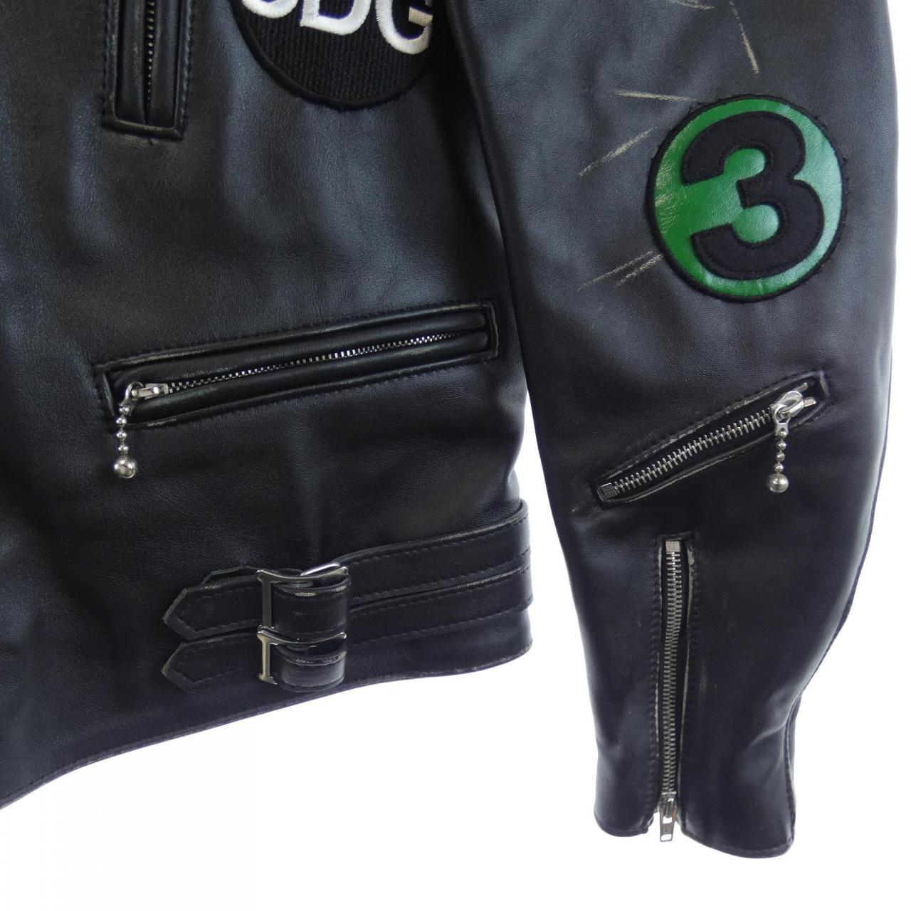 コムデギャルソン COMME des GARCONS LEWIS LEATHERS KZ-J004 レザーライダースジャケット