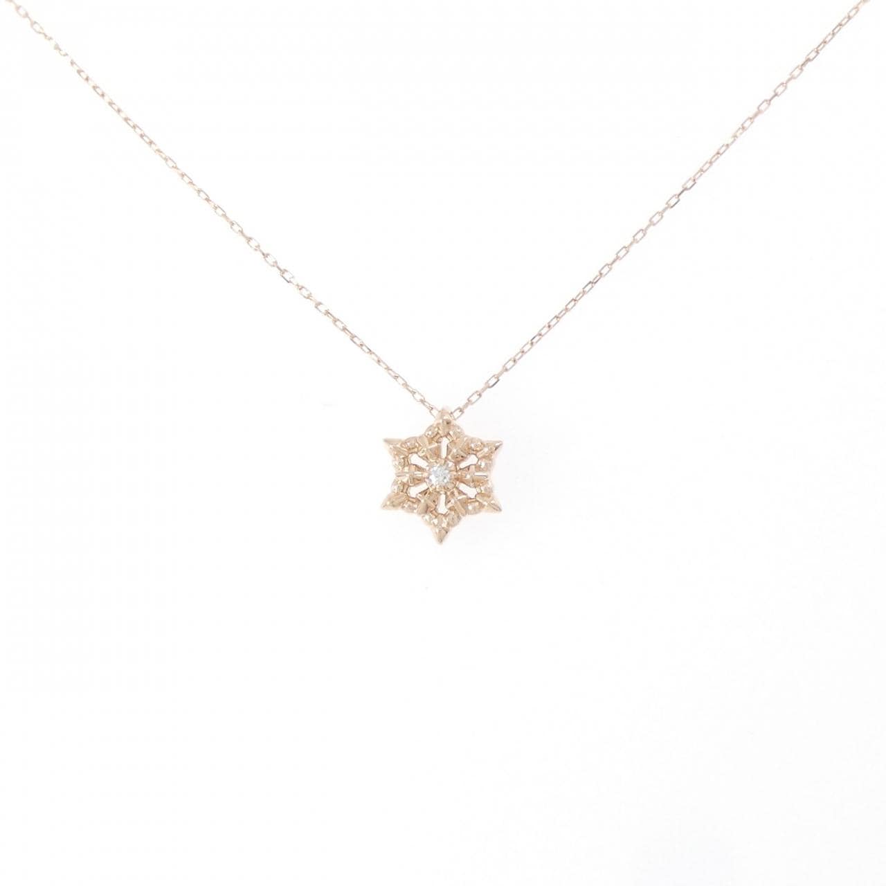 K10PG ダイヤモンド ネックレス 0.01CT