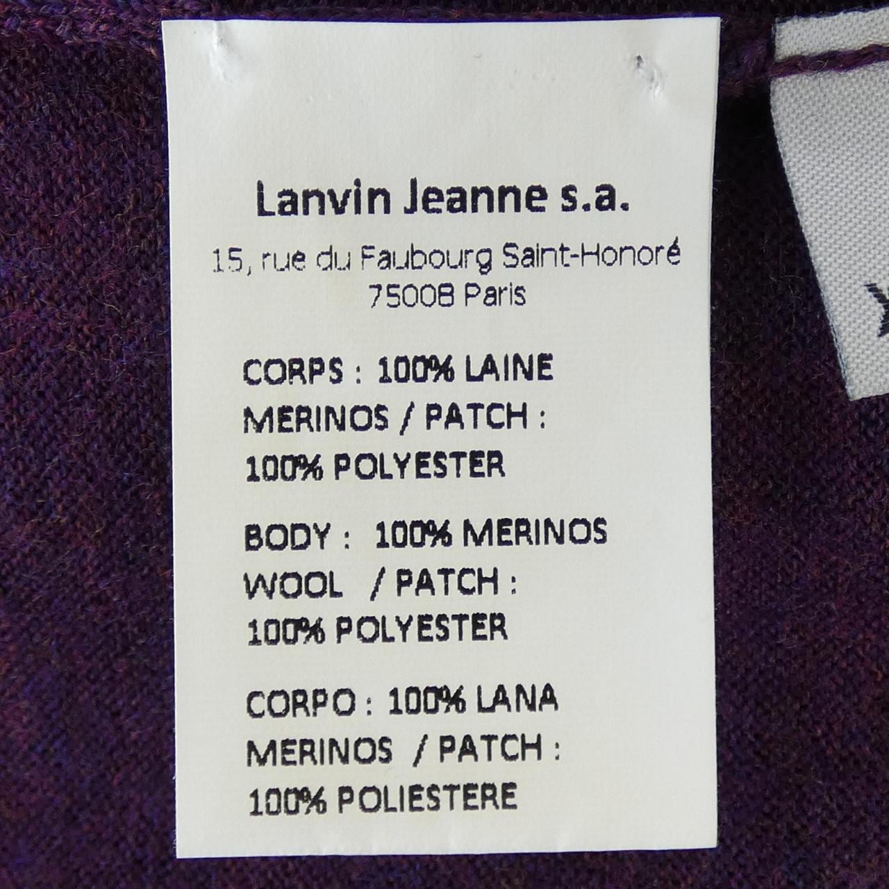 LANVIN LANVIN knitwear