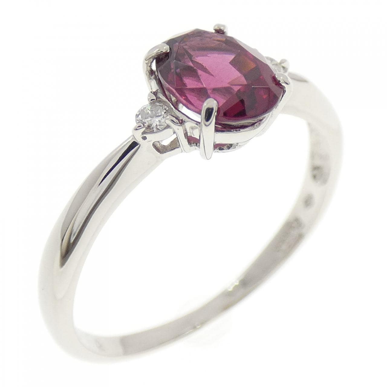 PT850 ガーネット リング 1.09CT