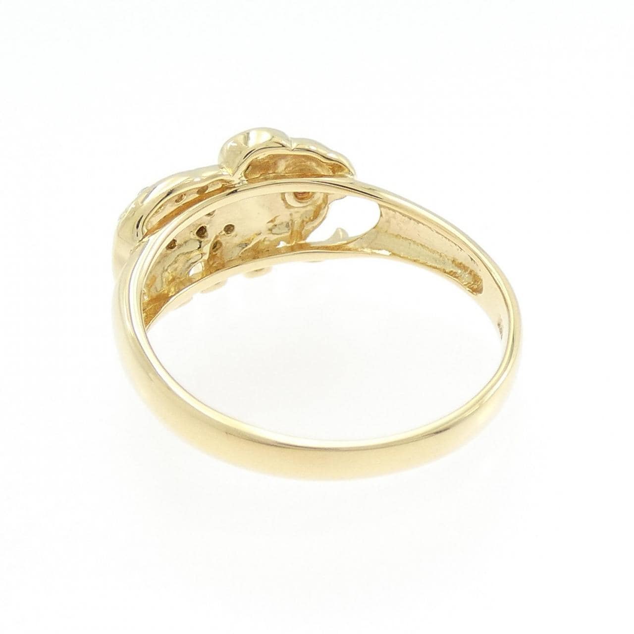 K18YG エレファント ルビー リング