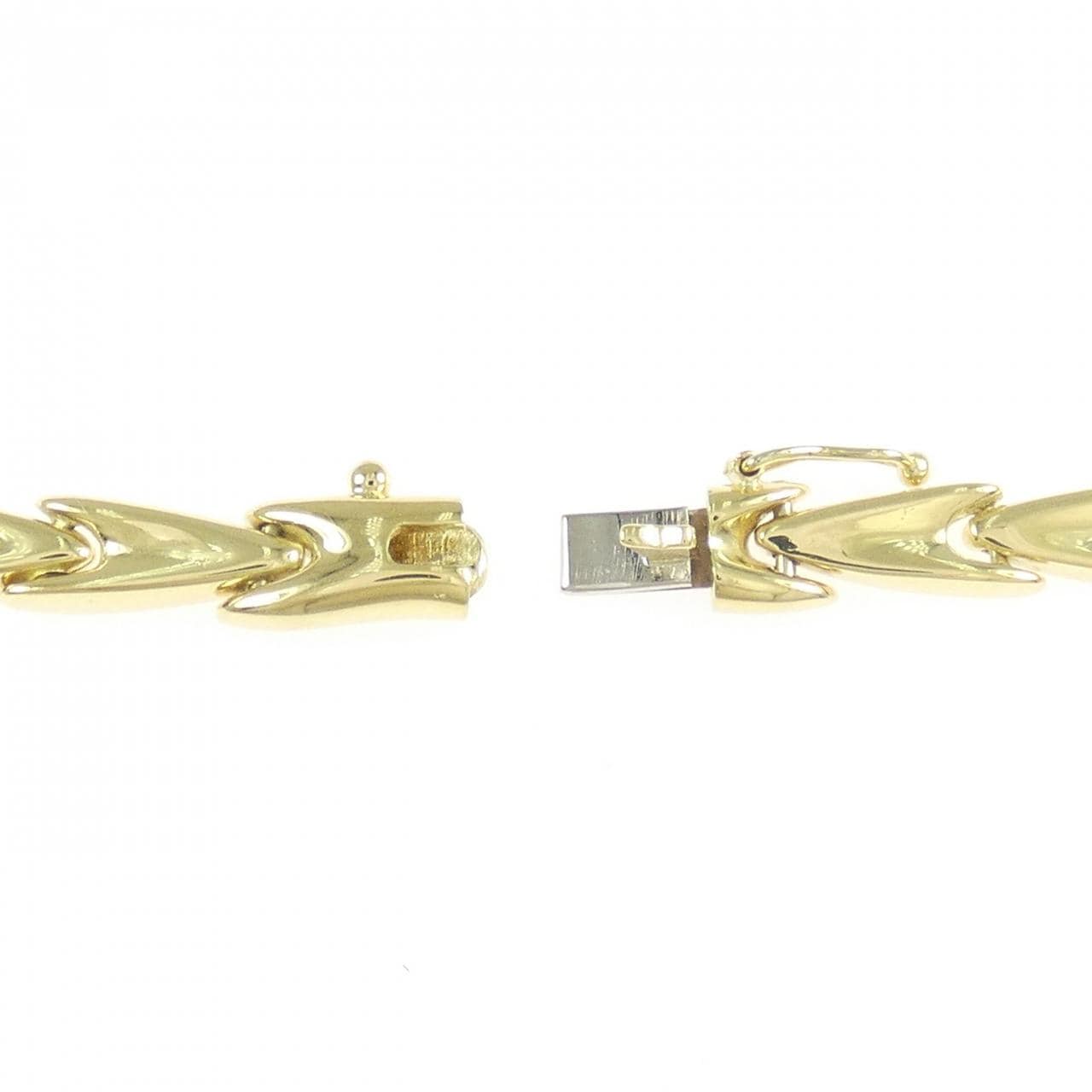 750YG/750WG ダイヤモンド ネックレス 0.35CT