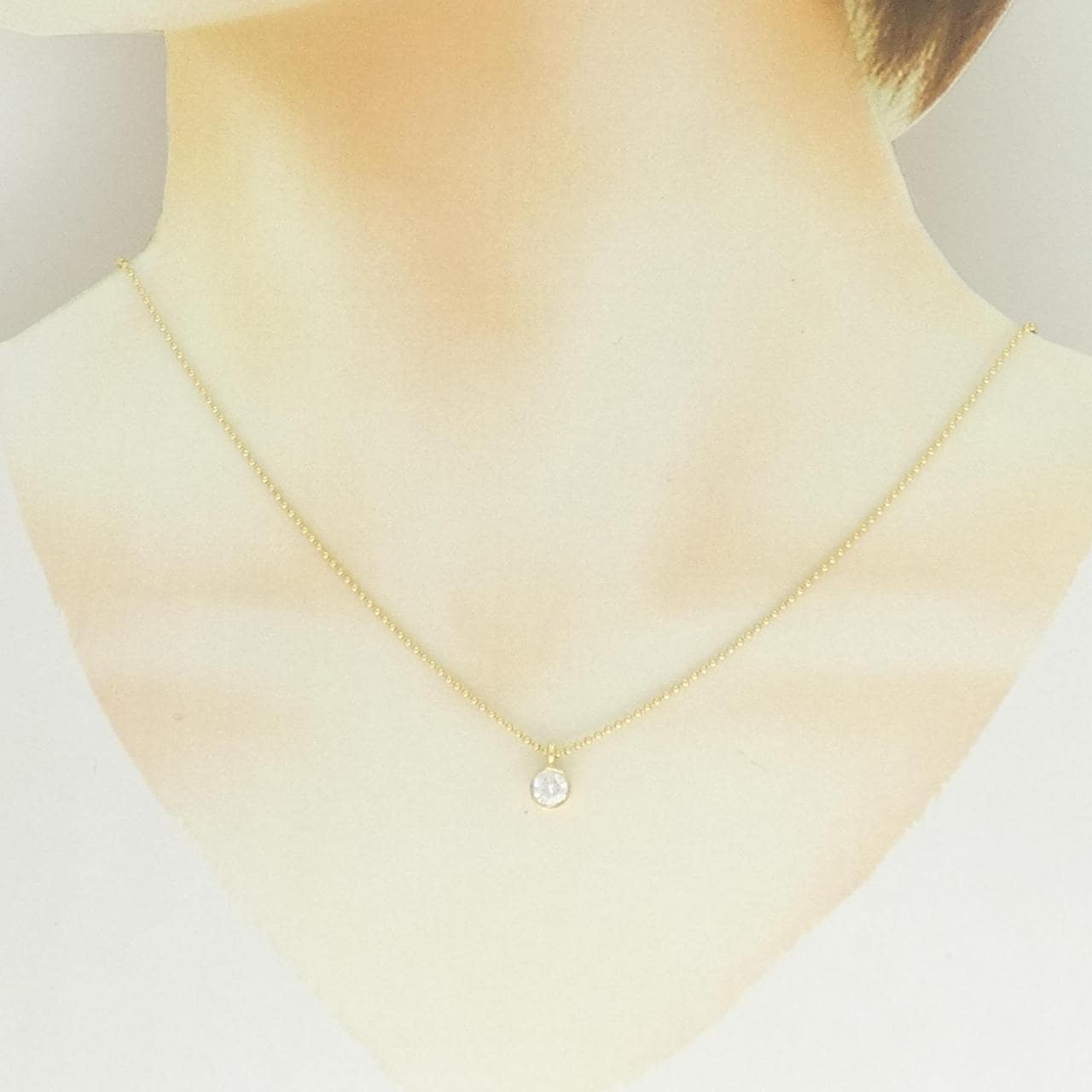 K18YG ダイヤモンド ネックレス 0.502CT