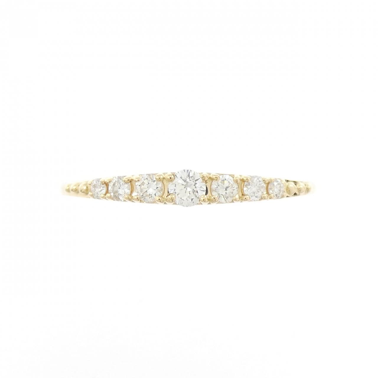 【リメイク】K18YG ダイヤモンド リング 0.15CT