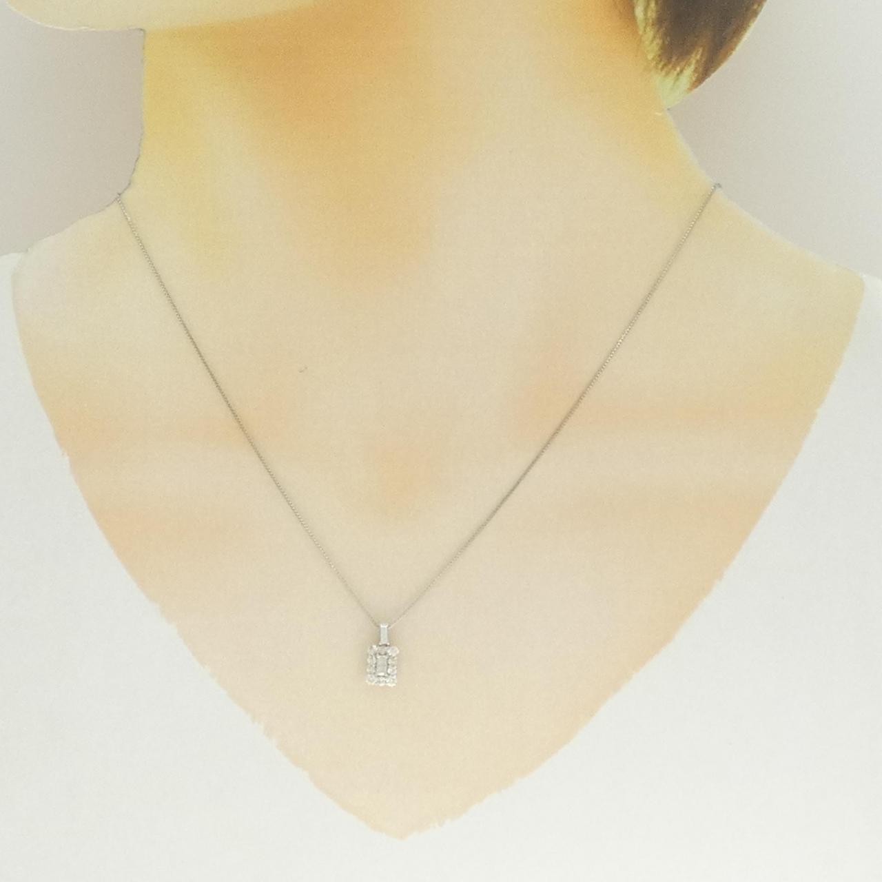 PT900/PT850 ダイヤモンド ネックレス 0.37CT