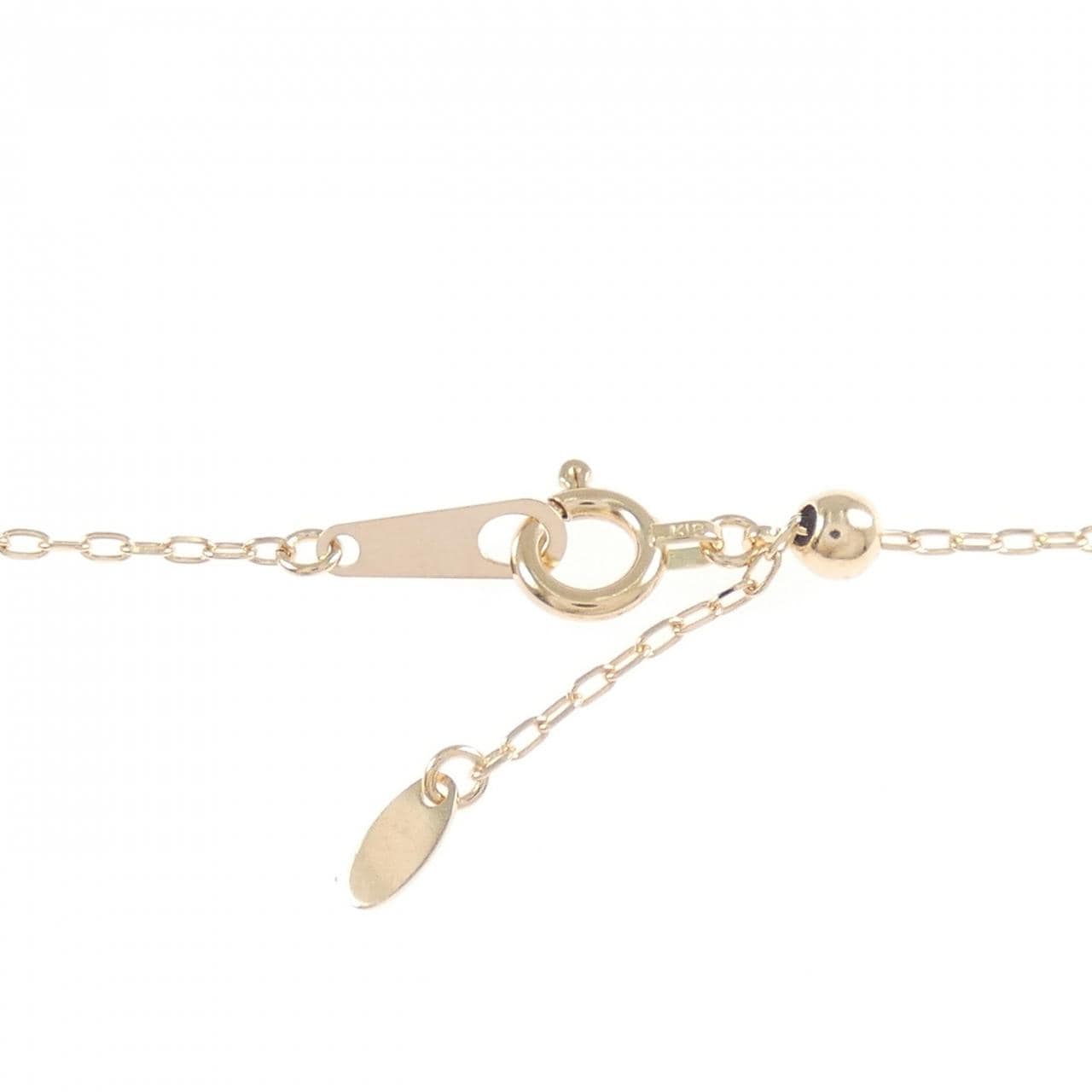 K18PG ハート サファイヤ ネックレス 0.28CT