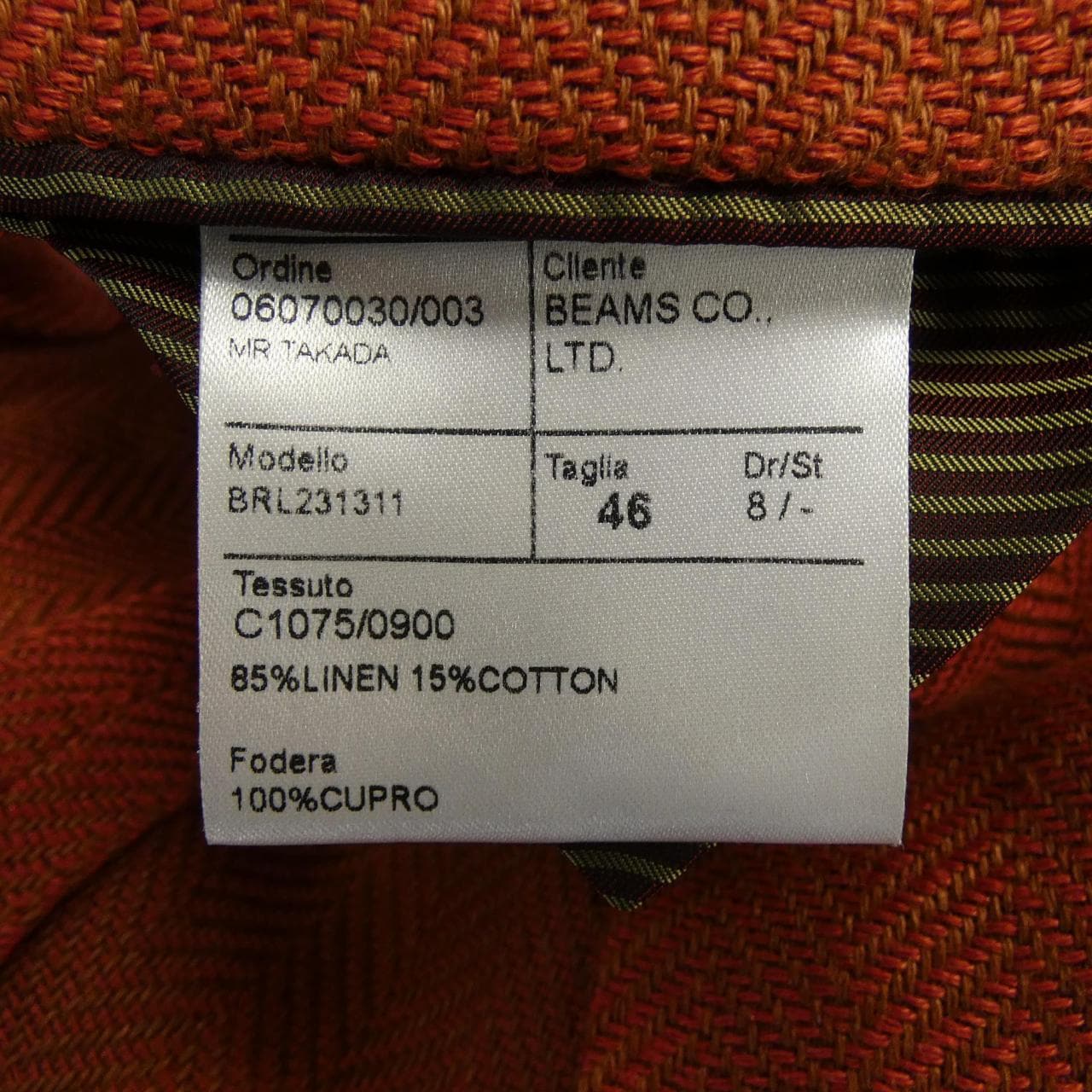 エルネスト ERNESTO ジャケット