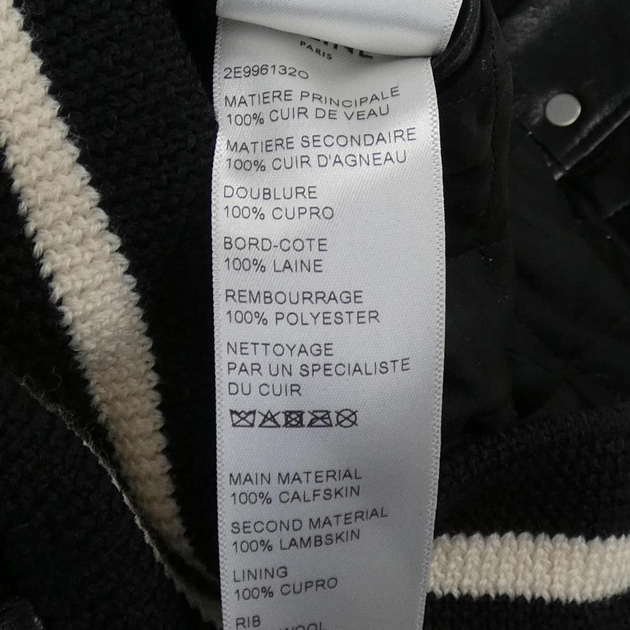 CELINE 2E996132O Leather Jacket