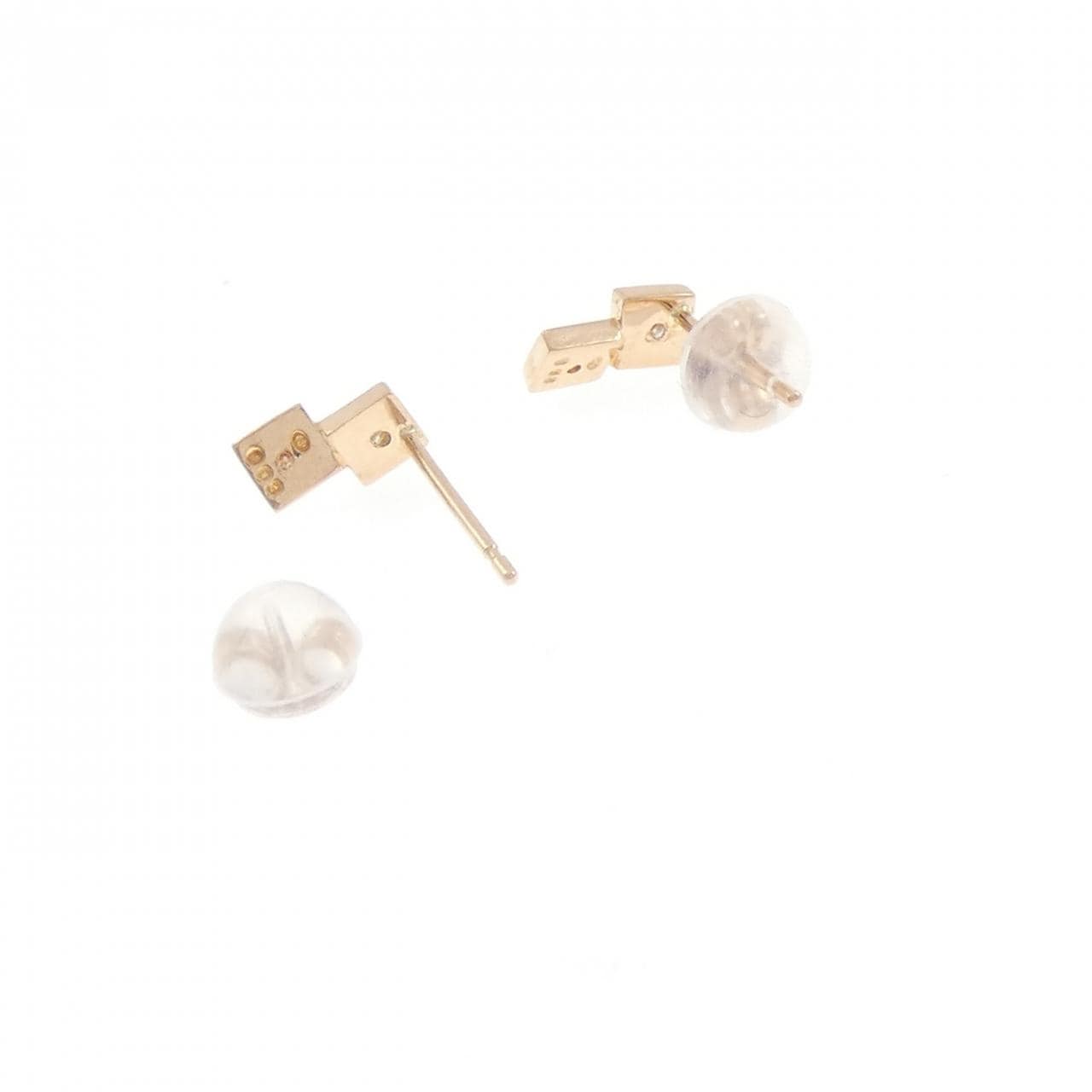 K18PG ダイヤモンド ピアス 0.06CT