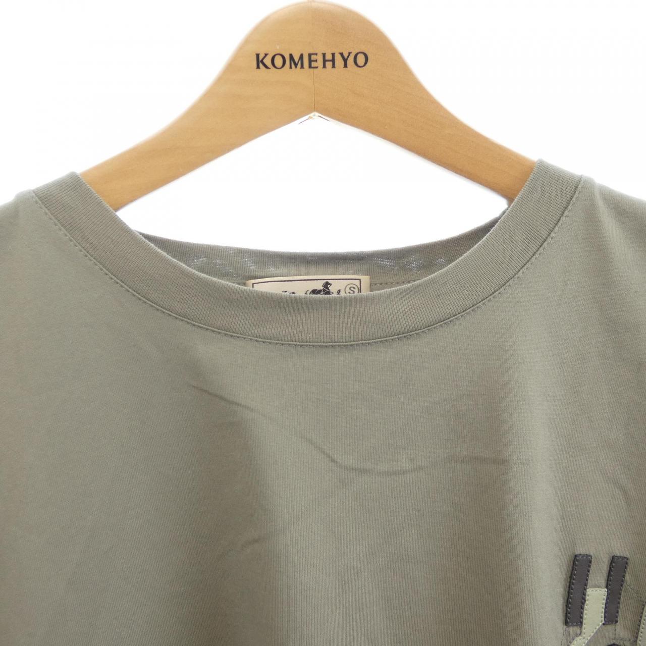 エルメス HERMES ミニレザーパッチ　ジュ ダドレス JEU D'ADRESS 457930HA Tシャツ