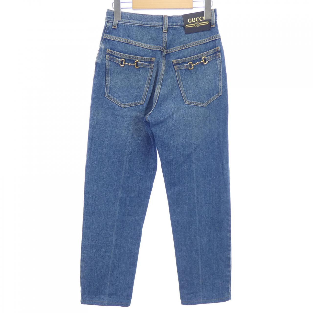 グッチ GUCCI ホースビット付80S 666841 XDBP5 ジーンズ