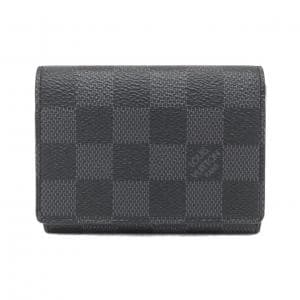 LOUIS VUITTON Vuitton Damier Graphite Anvelop Carte de Visite N63338 Card Case