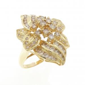 K18YG ダイヤモンド リング 1.83CT