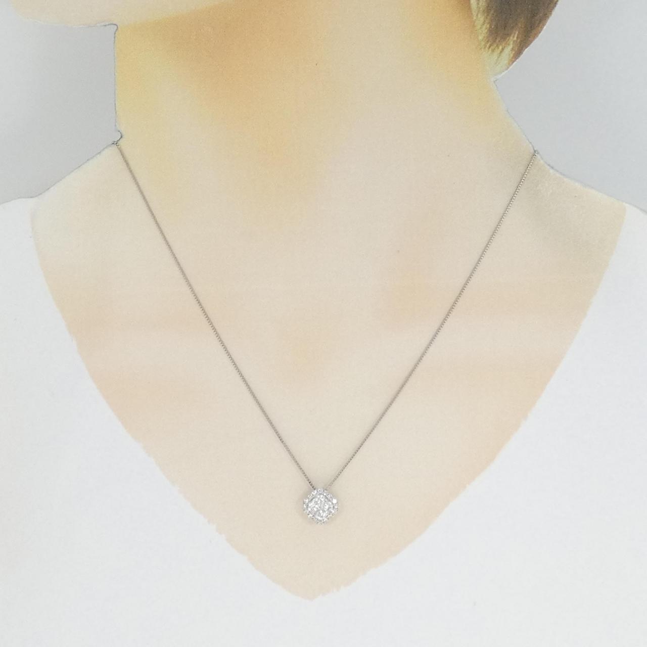 PT ダイヤモンド ネックレス 0.50CT