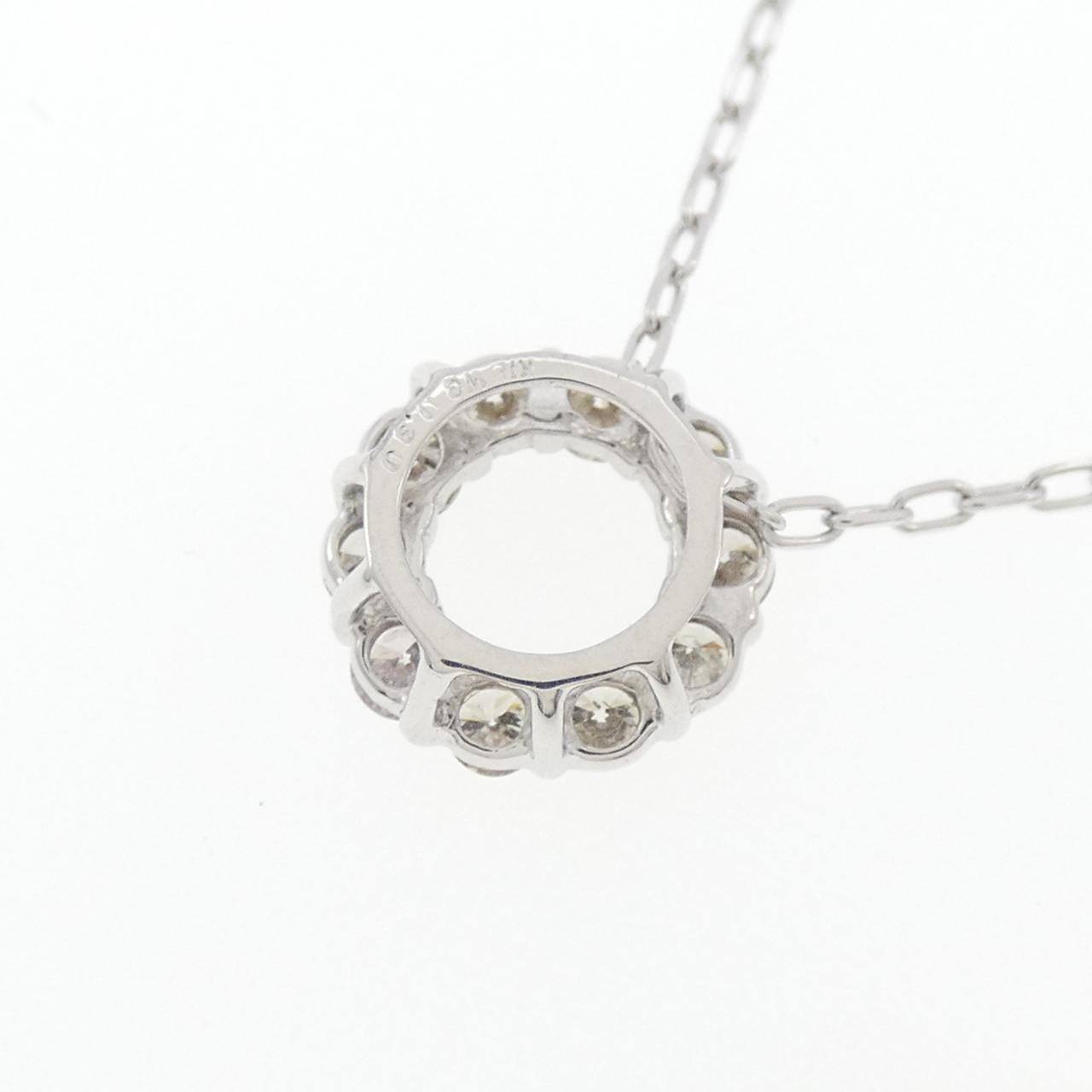 K18WG ダイヤモンド ネックレス 0.30CT