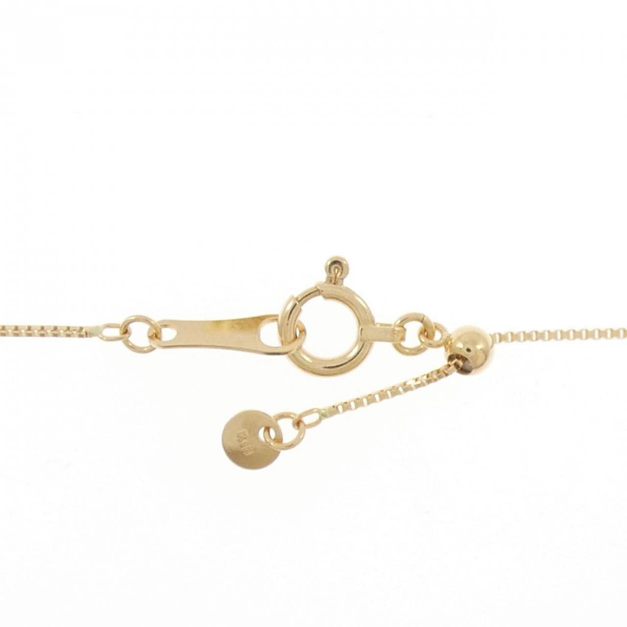K18YG ダイヤモンド ネックレス 0.17CT
