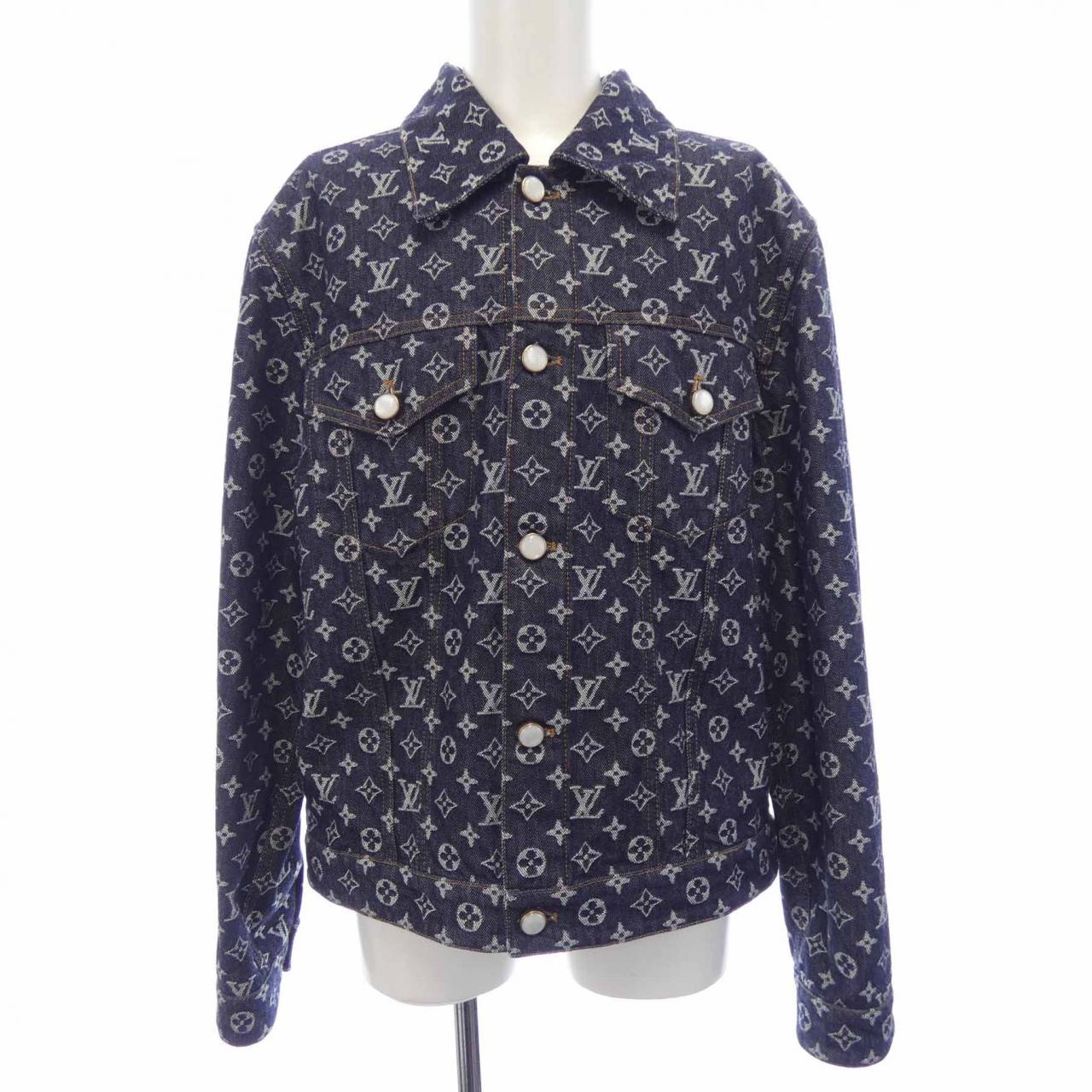 ルイヴィトン LOUIS VUITTON モノグラムジャカードデニムジャケット HRA79WUZD デニムジャケット
