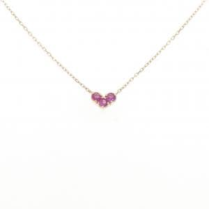 ポンテヴェキオ ルビー ネックレス 0.11CT
