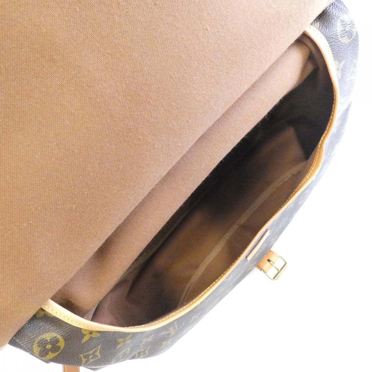 ルイヴィトン モノグラム ソミュール 35cm M42254 ショルダーバッグ