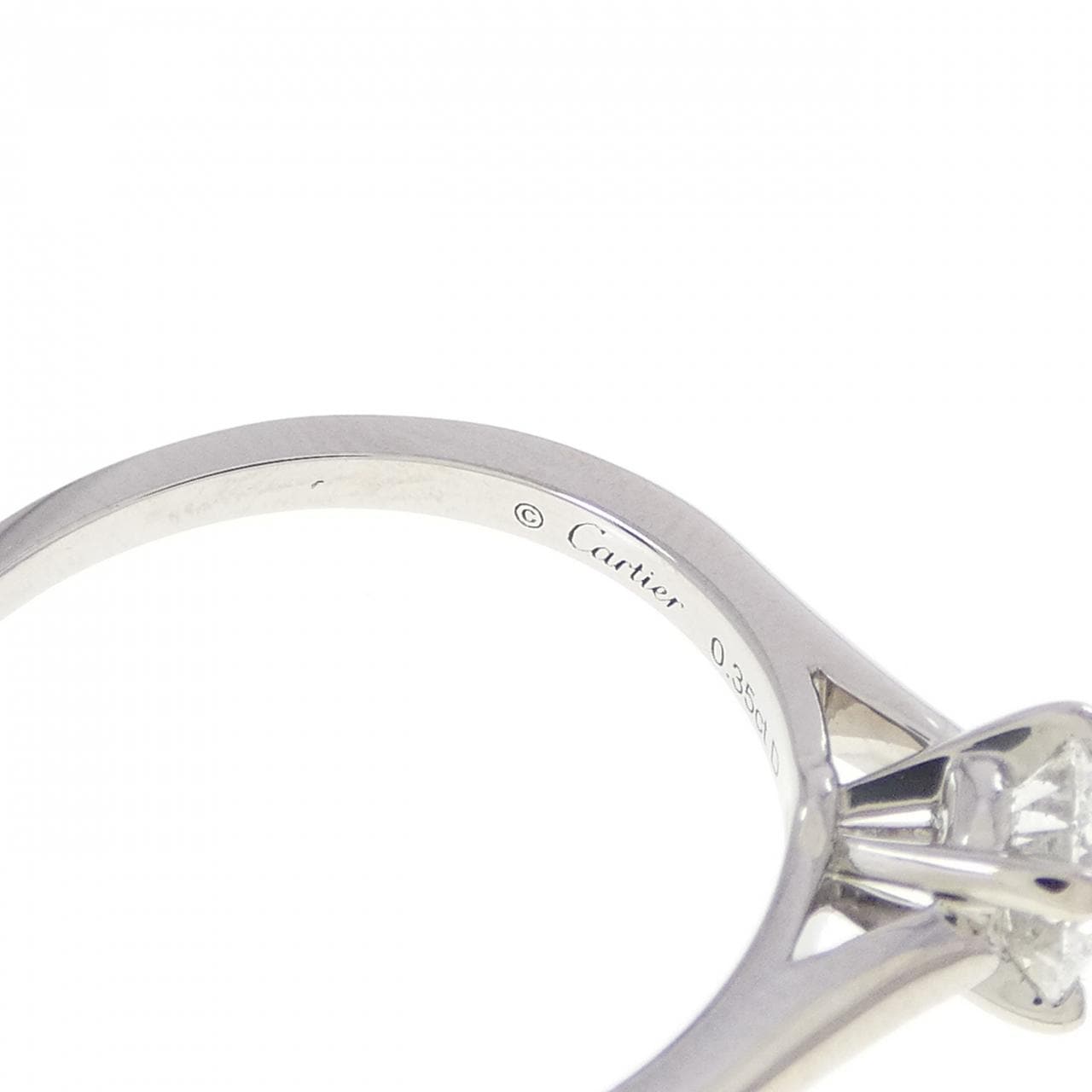 カルティエ 1895 ソリテール リング 0.35CT