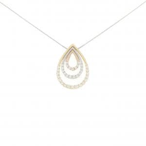 K18YG/PT950/PT850/K18PG ダイヤモンド ネックレス 0.85CT