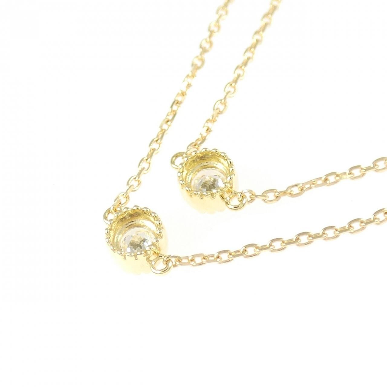 K18YG ダイヤモンド ネックレス 0.50CT